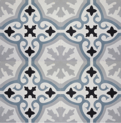 Havana Blue and Grey Cement Tile 20cm*20cm*1.5cm